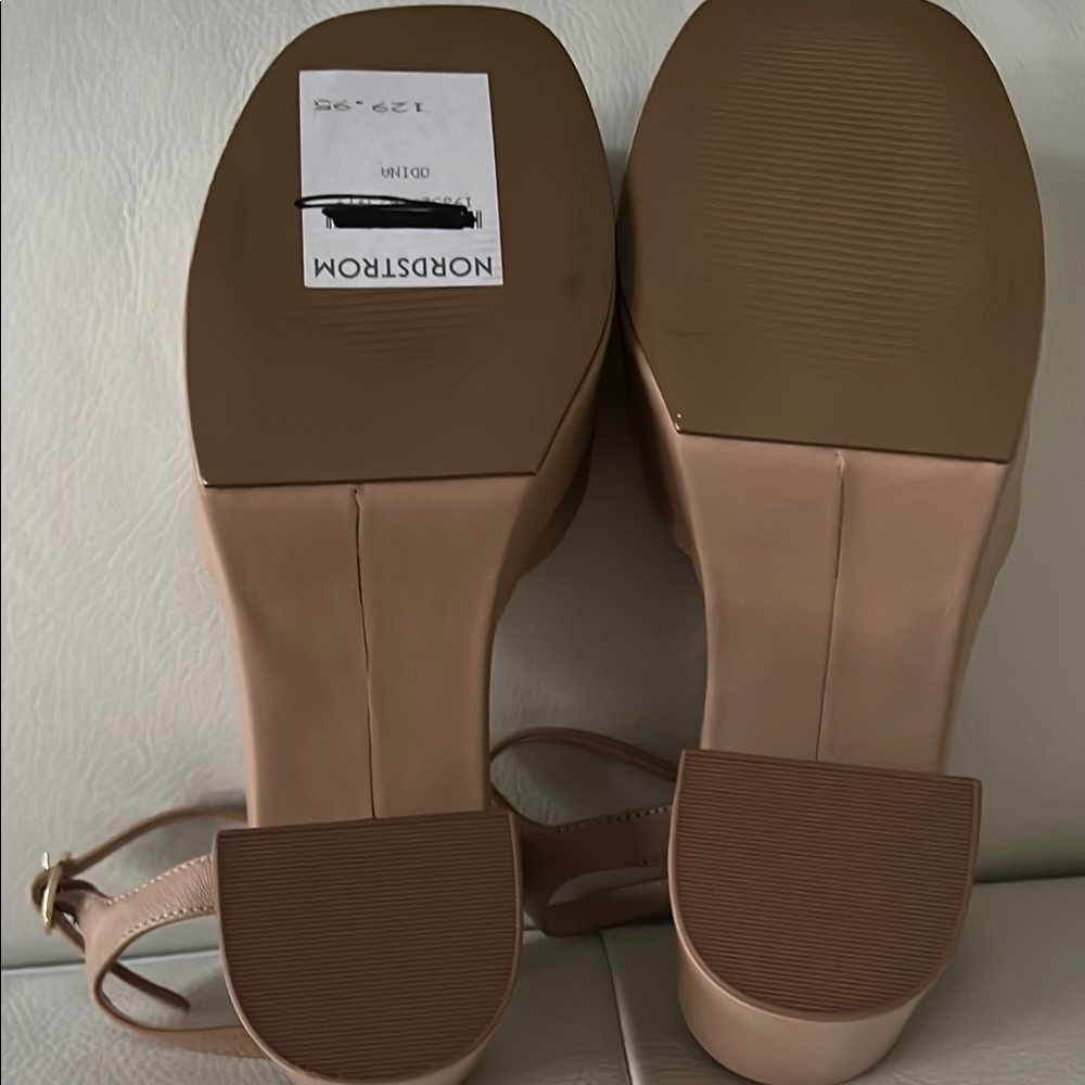 Steve Madden Nude Platform Heels - Picture 3 of 8